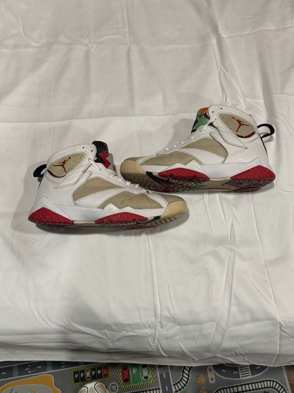 Air Jordan 7 Retro Hare 2015 304775-125 size 9.5 no box.